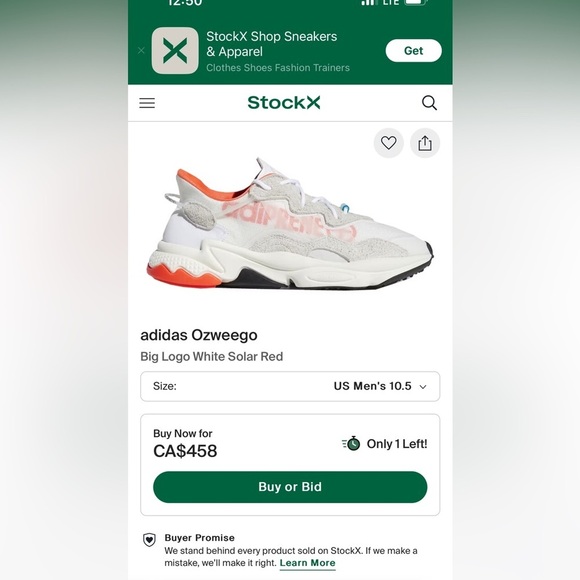 Ozweego 'Solar Red' Adidas Shoes - Picture 6 of 7